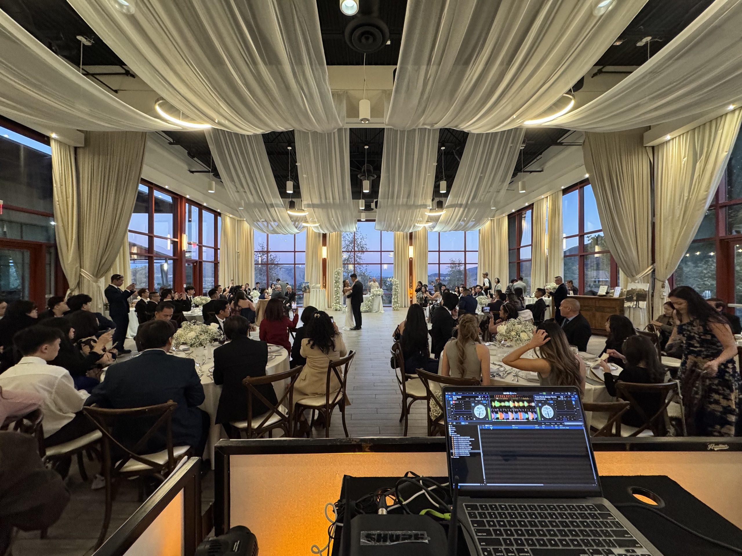 First dance at a Southern California wedding with DJ SG